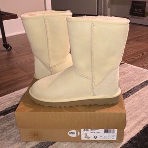 AUTHENTIC NWT UGG Classic Short II Sugar Size 8